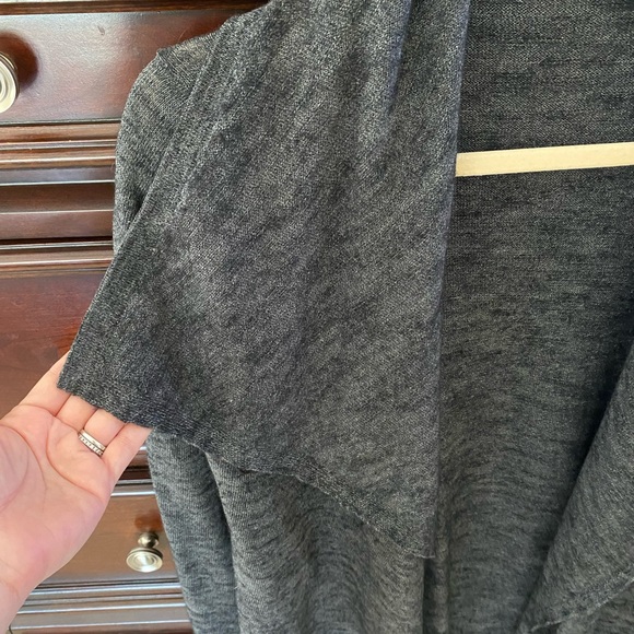 Theory wool open drape cardigan - Picture 3 of 3